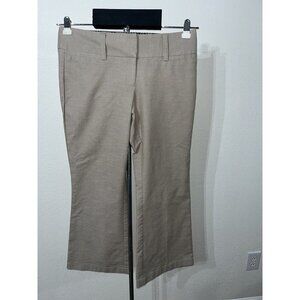 Maurices Womens 14/14 Trouser Pants 36X30 Wide Leg Khaki Stretch